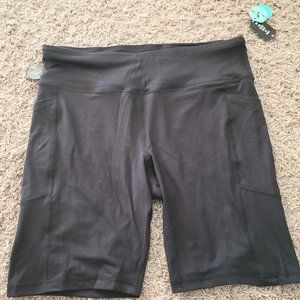 Lularoe Black Biker Shorts-BNWT-Size XL